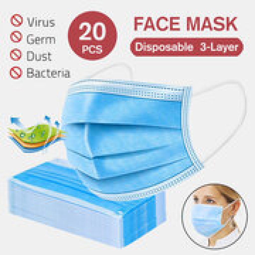 20Pcs Disposable Masks