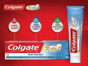 Colgate Total Whitening Toothpaste Twin Pack