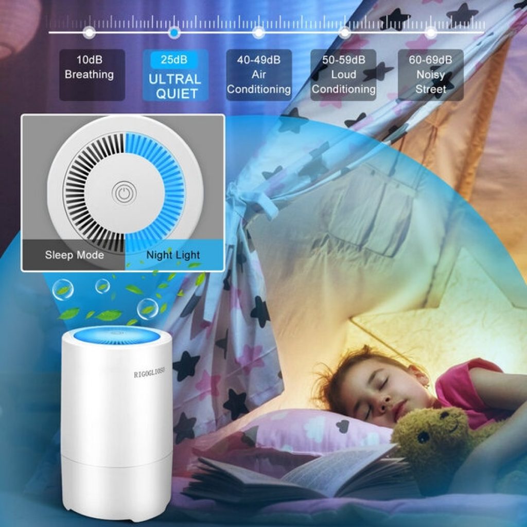 RIGOGLIOSO Air Purifier for Home