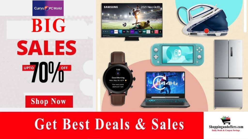 Currys PC World Coupons, Discount Codes & Deals