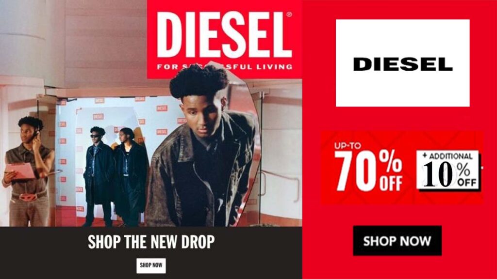 Diesel Coupon Codes, Offers & Sales