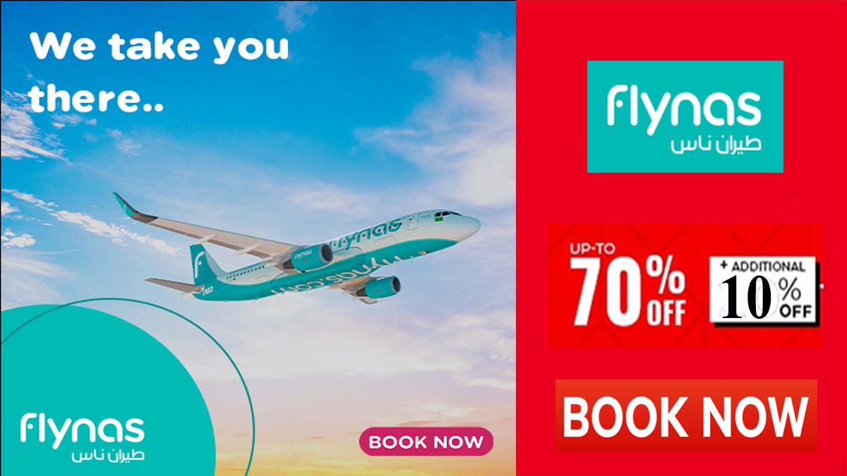 Flynas Promo Code Extra 20 OFF On Tickets