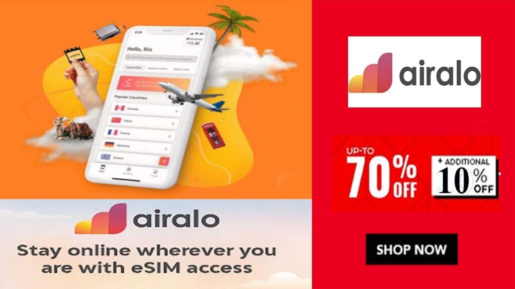 Airalo Coupon Codes, Offers & Sale