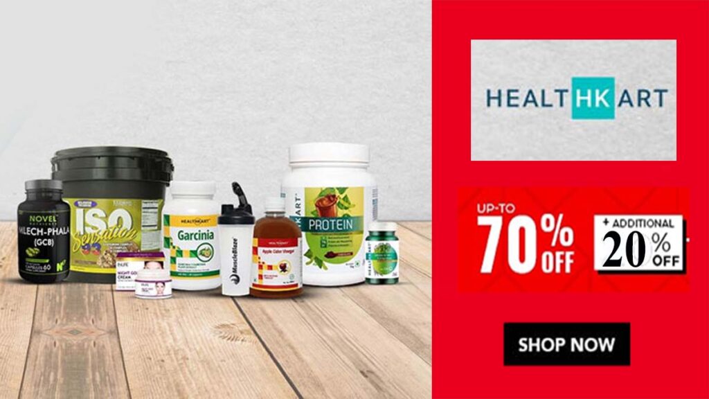 Healthkart Coupon Code, Promo Codes & Deals