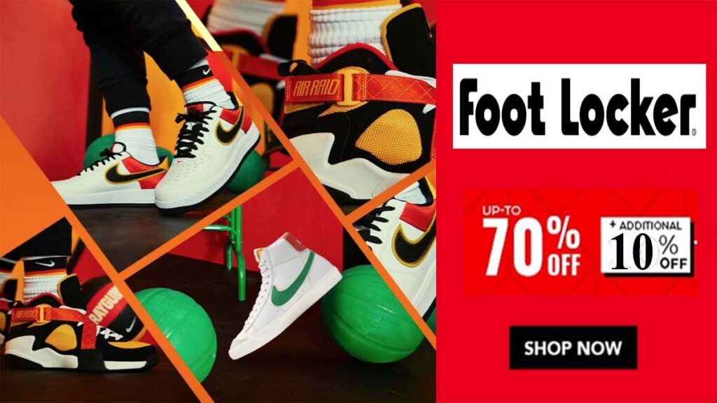 Foot Locker coupon codes. Promo Codes & Deals