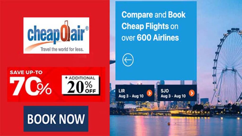 CheapOair Coupon Codes And Deals