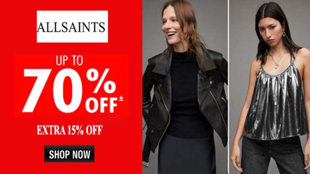 AllSaints Coupon Codes And Discounts