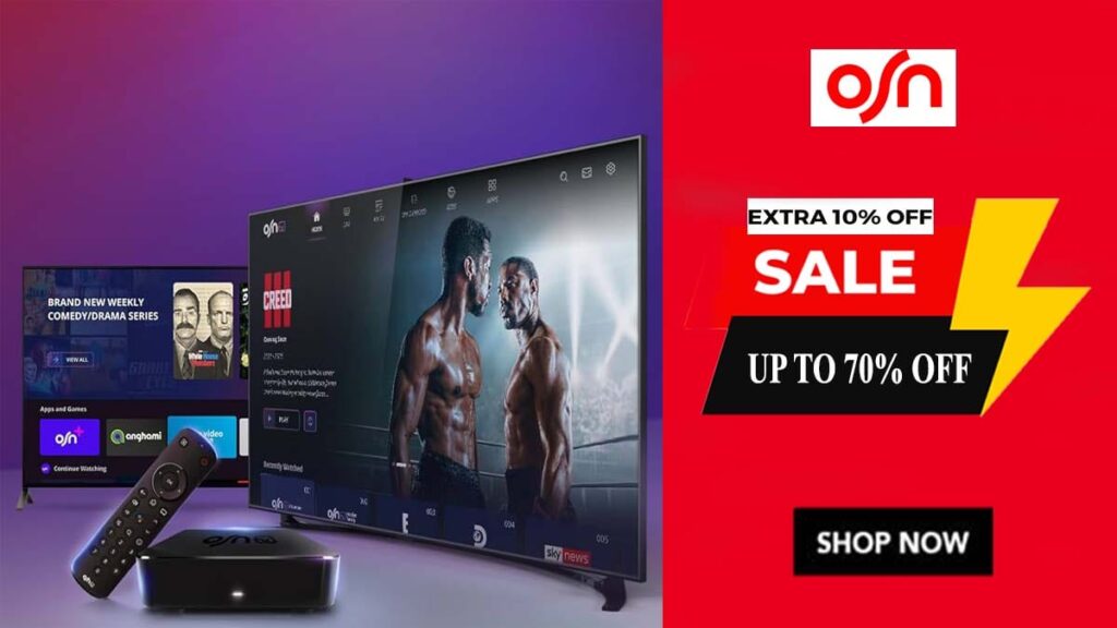 OSN Coupon Codes And Discount Codes