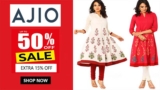 AJIO Coupon Code | Get 80% OFF ORDERS OVER ₹3000
